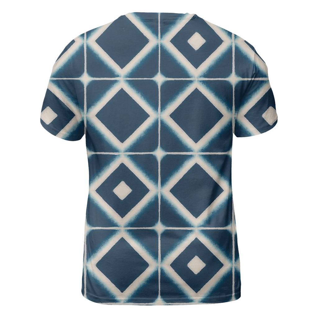 Itajime Eclipse Clamp Grid creative print fashion shirts