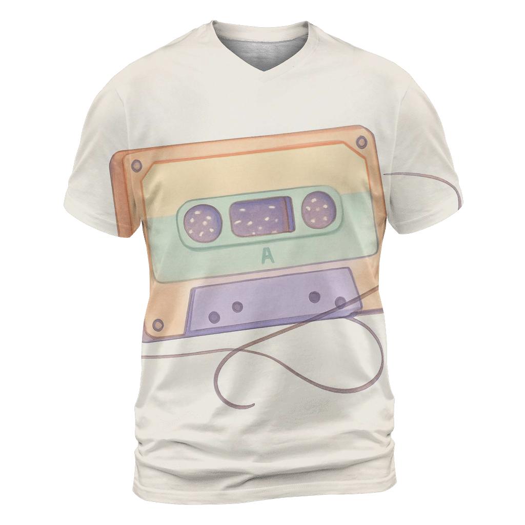 Pastel Cassette Constellation custom all-over print shirts