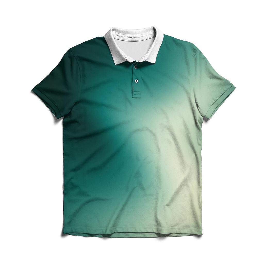 Velvet Jade Fade Gradient designer slim fit polos