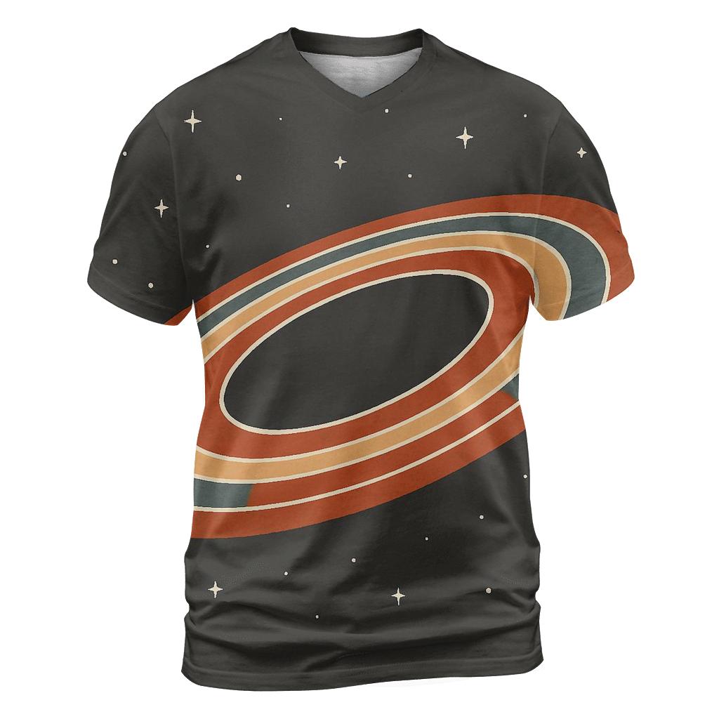 Accretion Belt Stack Offset creative print fashion shirts