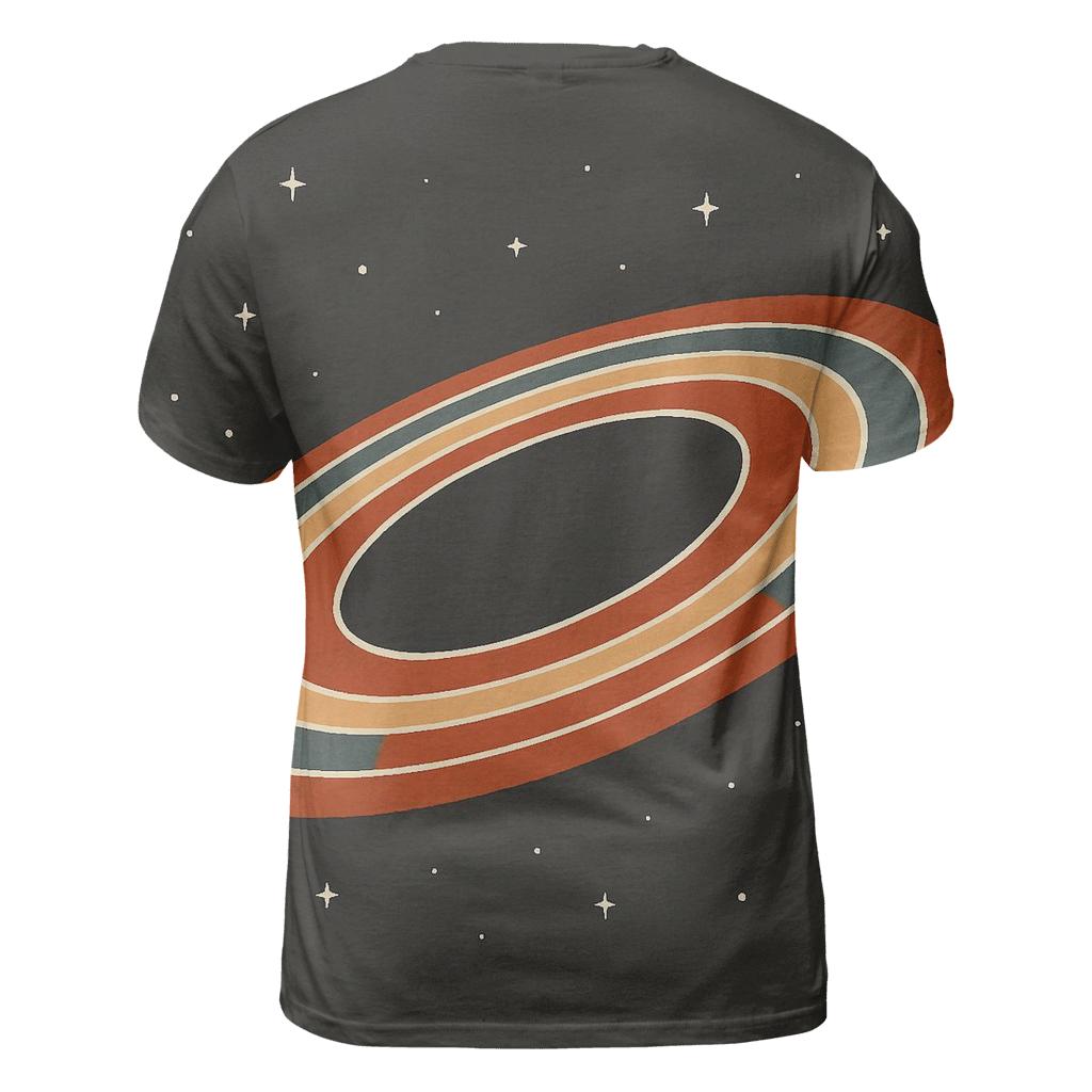 Accretion Belt Stack Offset creative print fashion shirts