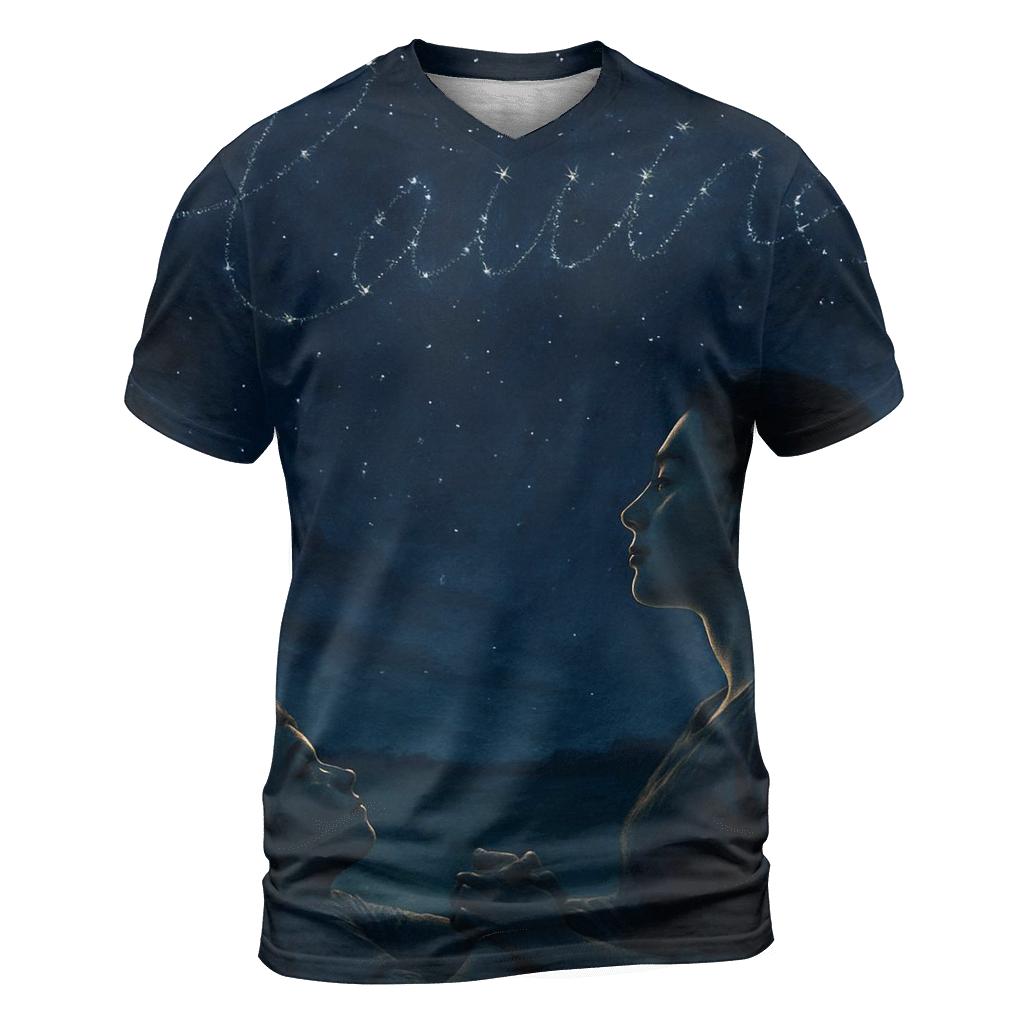 A Mother’s Name Written In Starlight vibrant all-over design tees