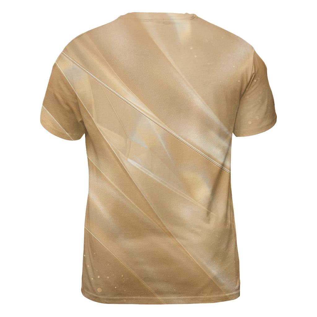 Champagne Prism Veil vibrant all-over design tees