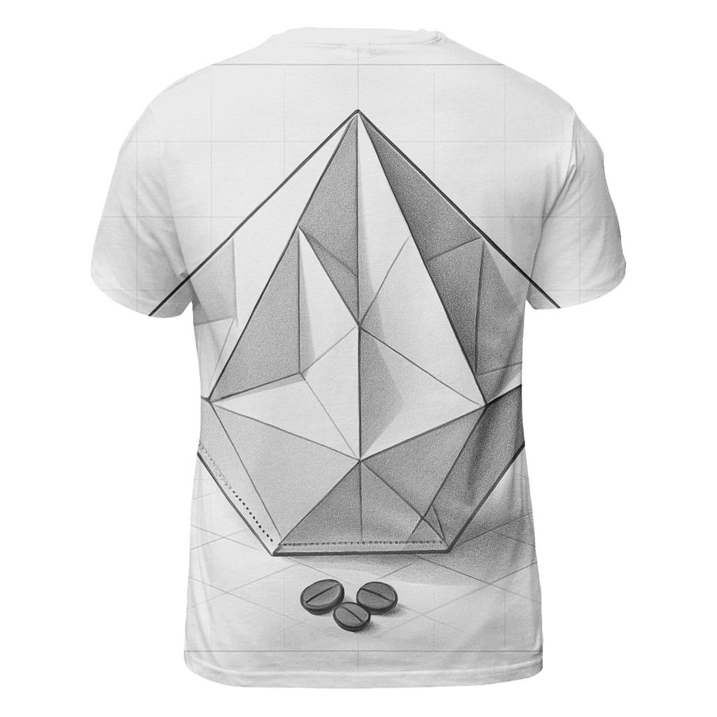Filter Fold Geometry trendy printed shirt styles