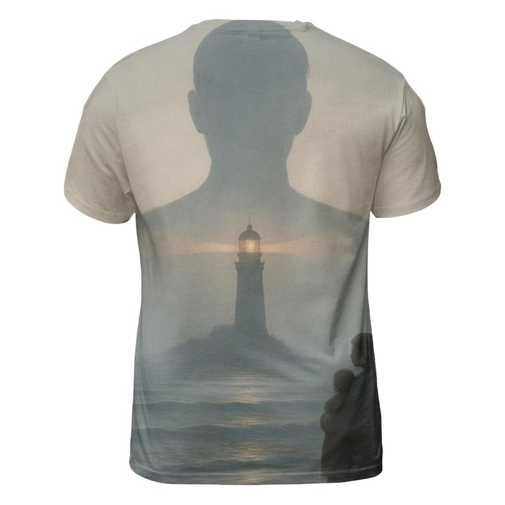 The Lighthouse In The Chest creative print fashion shirts