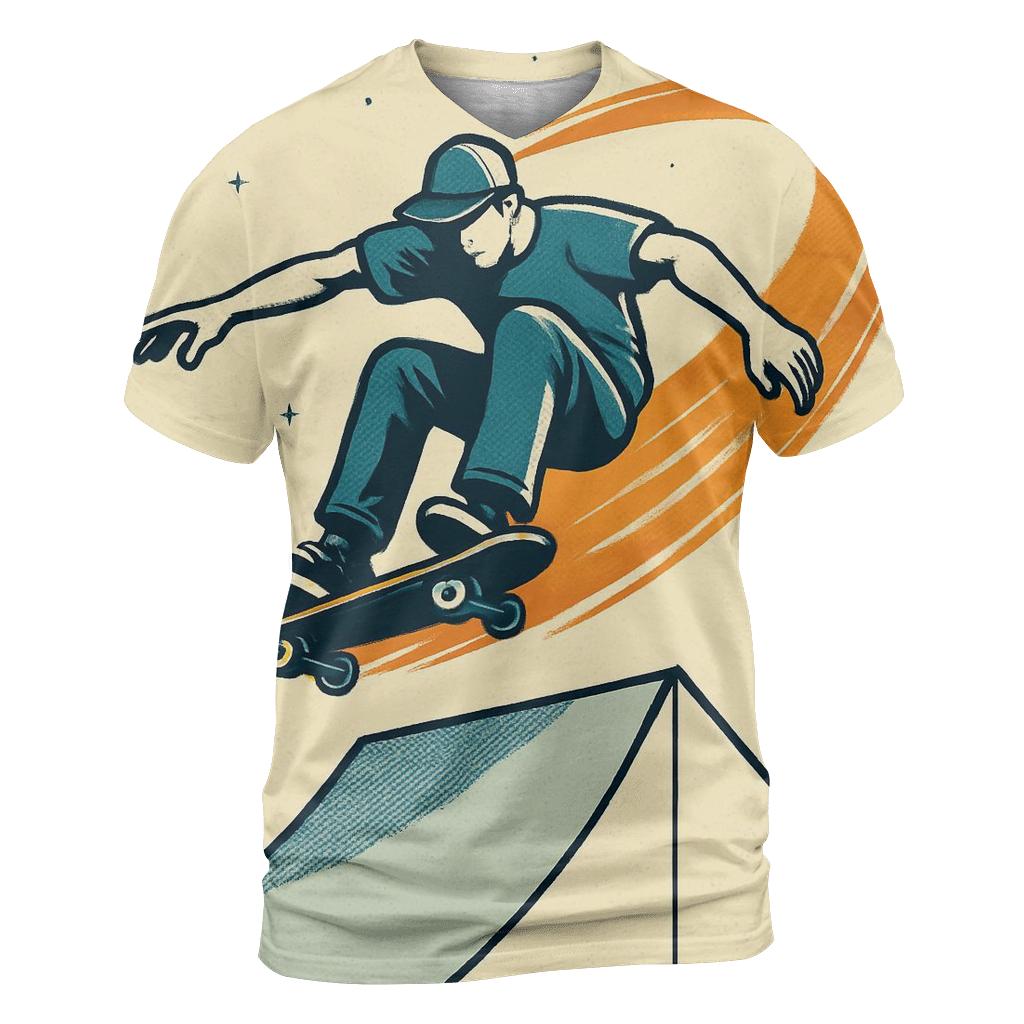 Meteor Trail Skateboarding personalized full print shirts