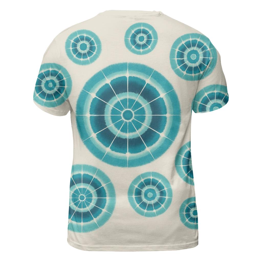 Kumo Rosette Star Cluster vibrant all-over design tees