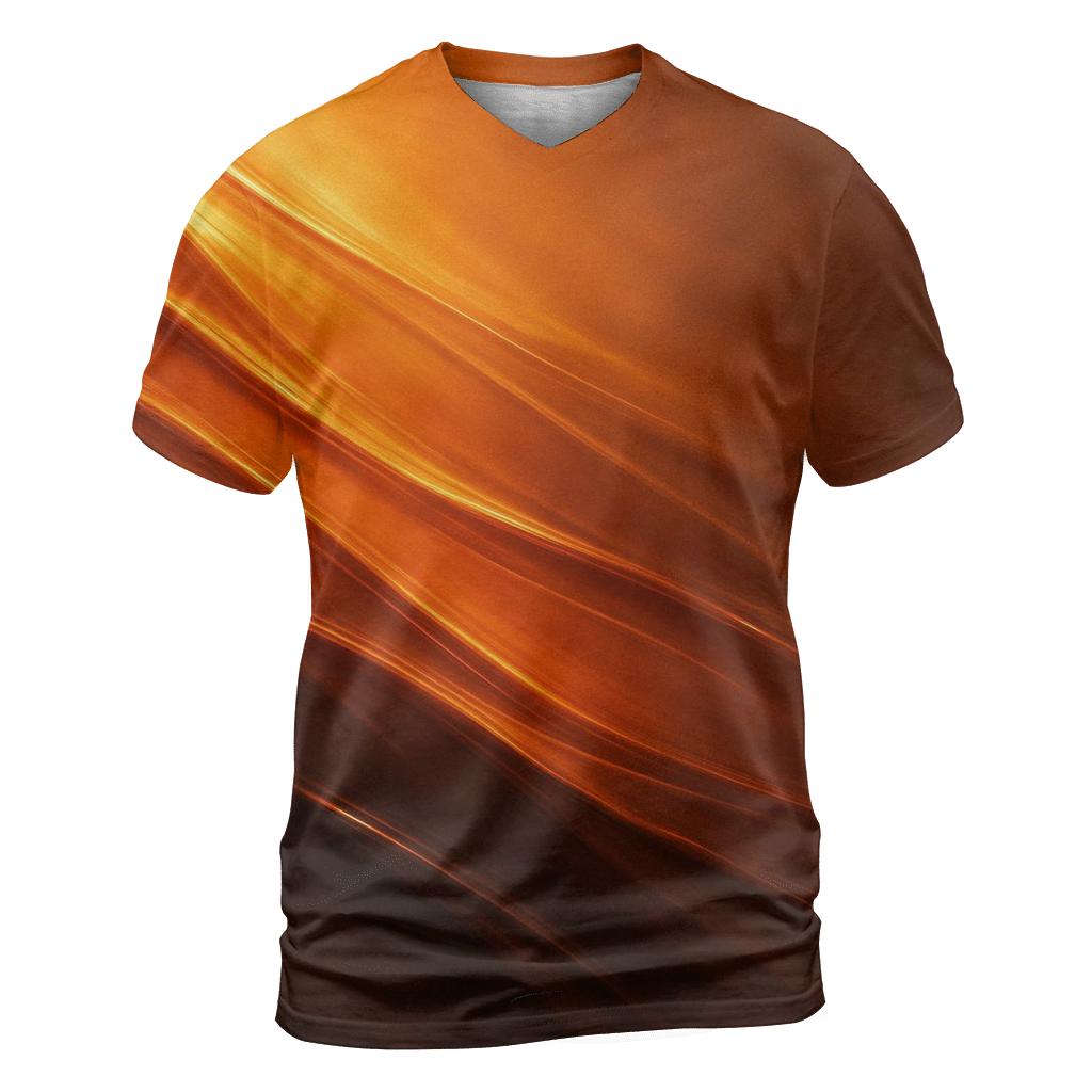 Molten Copper Current Gradient designer pattern shirts