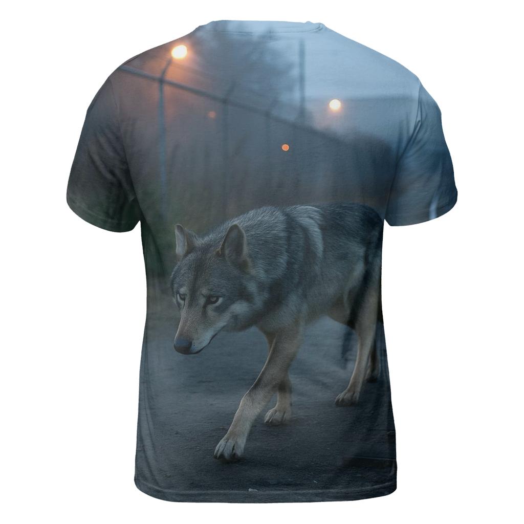 Urban Edge Corridor At Dawn designer pattern shirts