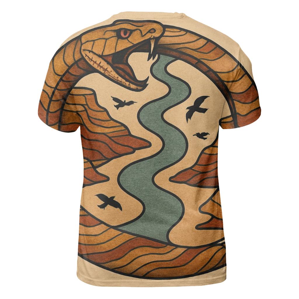 Canyon Echo Serpent Ring designer pattern shirts