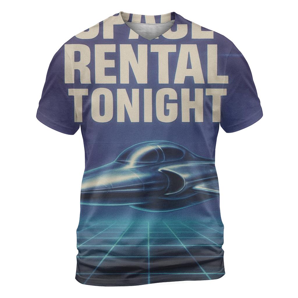 Faded 1980s Video Rental Sci Fi Poster trendy printed shirt styles