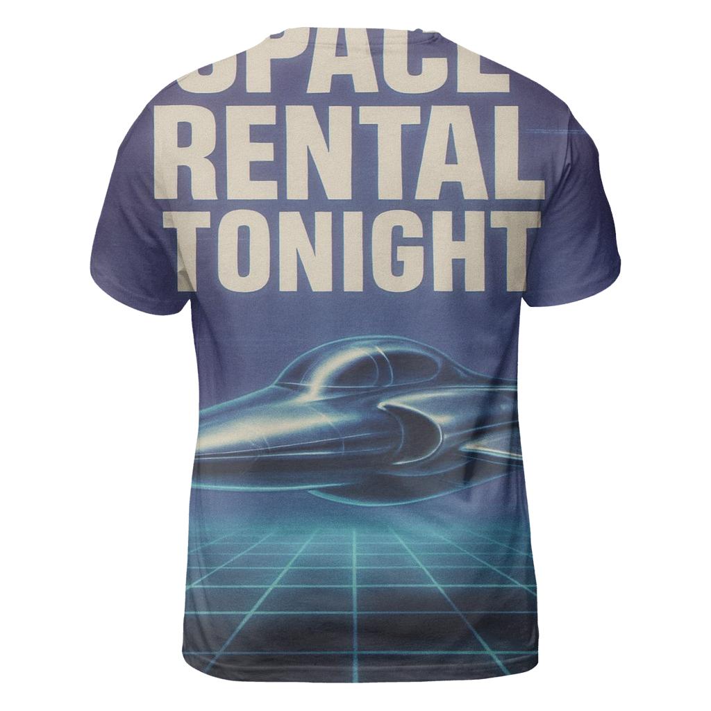 Faded 1980s Video Rental Sci Fi Poster trendy printed shirt styles