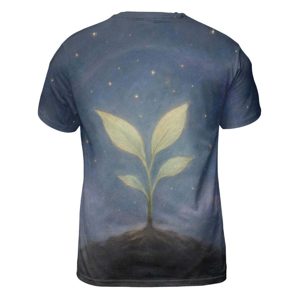Starlit Seed Of Hope vibrant all-over design tees