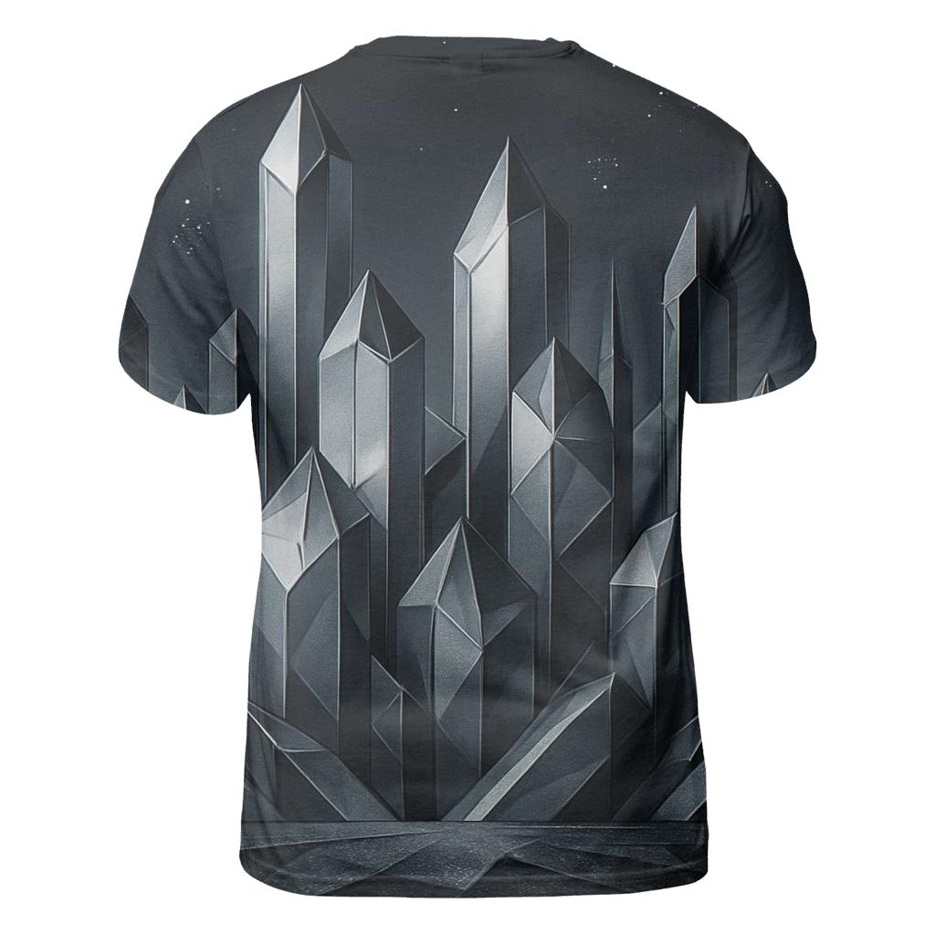 Silver Facet Skyline vibrant all-over design tees
