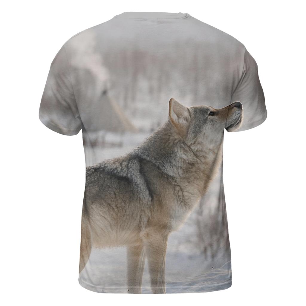 Cultural Landscape Crossing Near Reindeer Herding Camp creative print fashion shirts