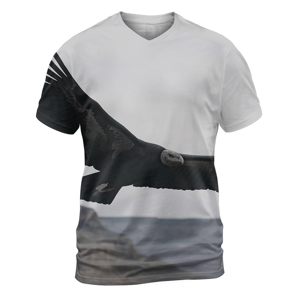 Canyon Thermal Spiral California Condor statement graphic shirts