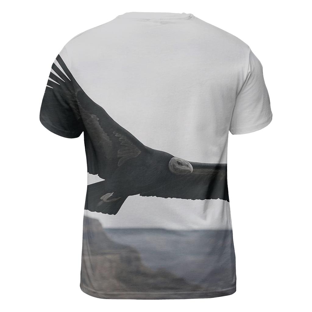 Canyon Thermal Spiral California Condor statement graphic shirts