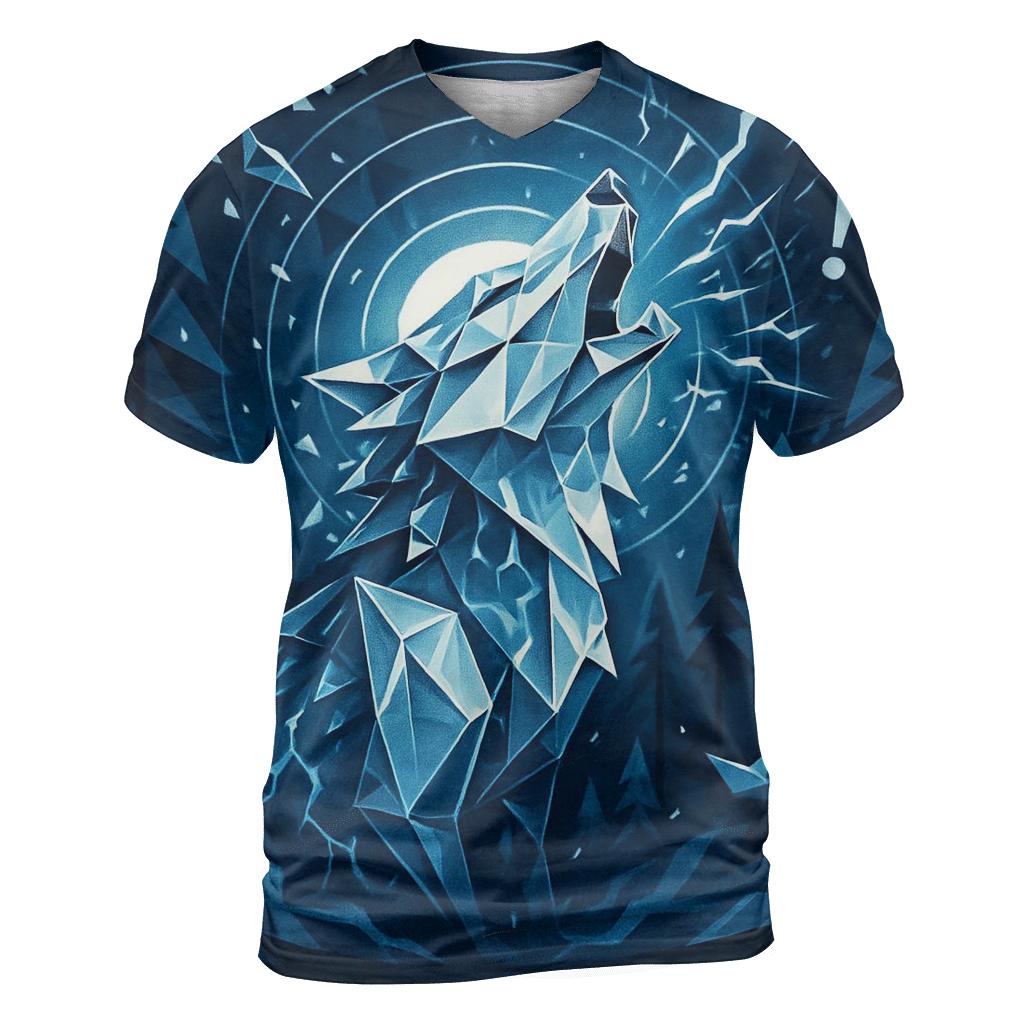 Origami Wolf Storm Choir designer pattern shirts