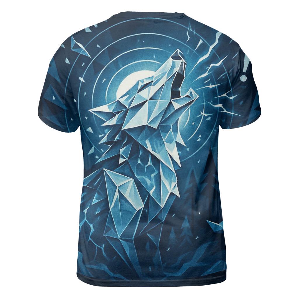 Origami Wolf Storm Choir designer pattern shirts