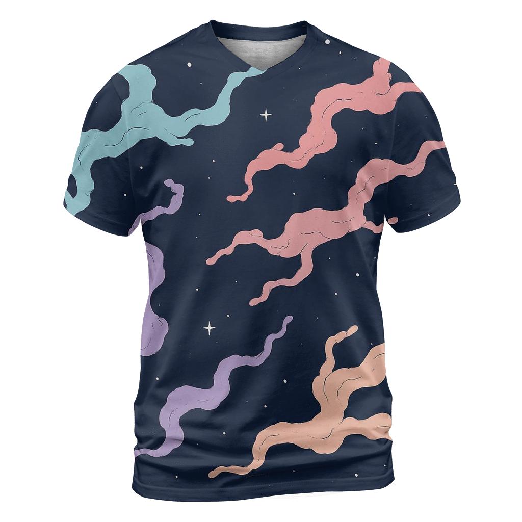 Nebula Filament Bouquet Scatter custom all-over print shirts