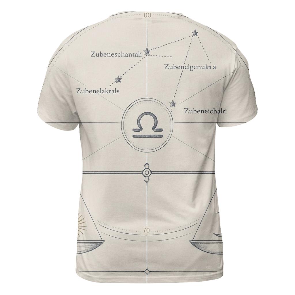 Libra Equinox Balance Diagram designer pattern shirts