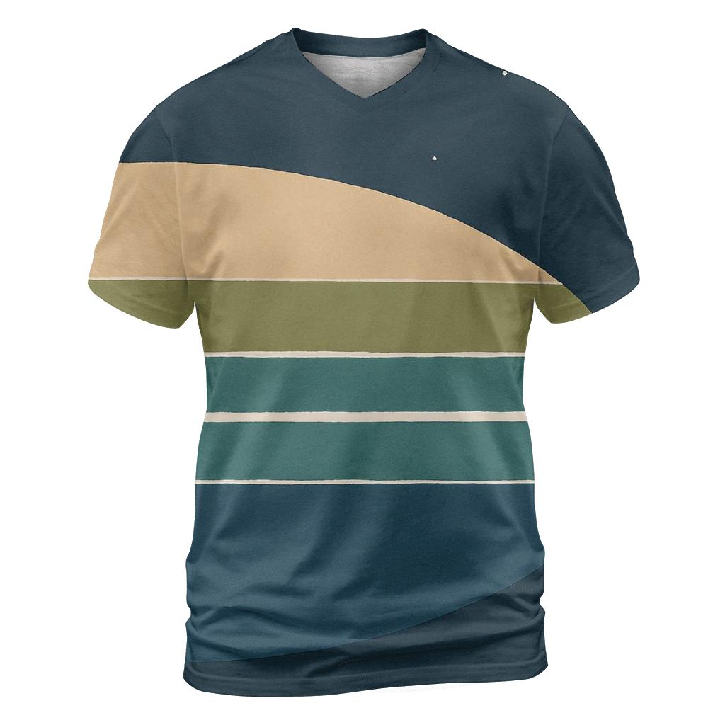 Ring Plane Horizon Bands creative print fashion shirts