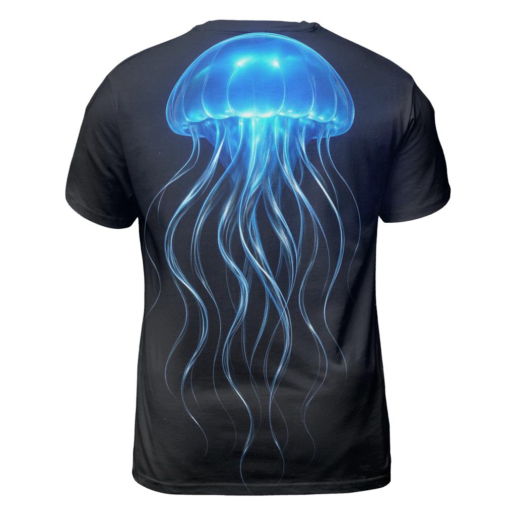 Chrome Jellyfish Night Glow custom all-over print shirts