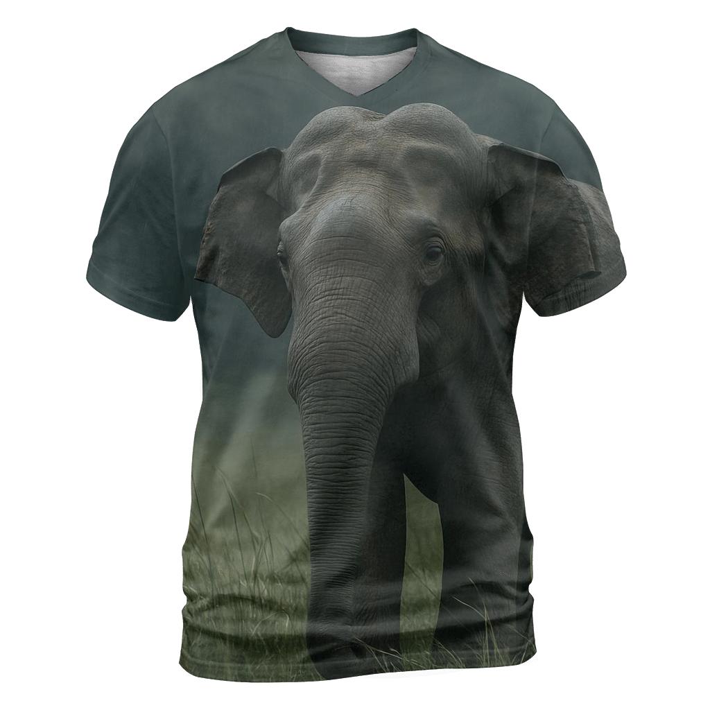 Monsoon Pause Indian Elephant unique graphic print tees