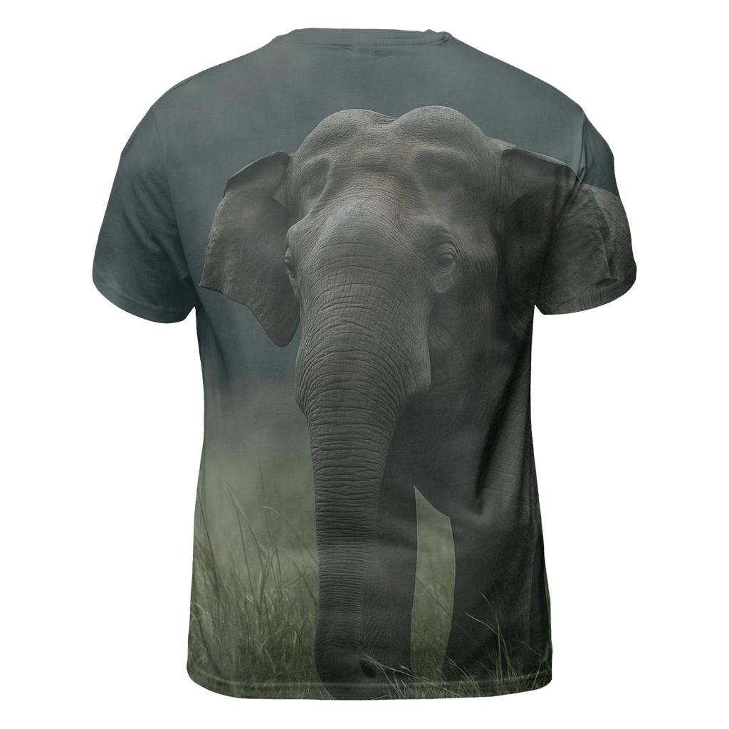 Monsoon Pause Indian Elephant unique graphic print tees