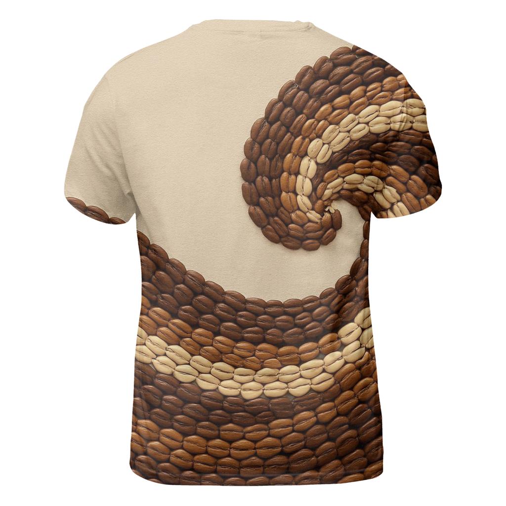 Bean Mosaic Wave designer pattern shirts