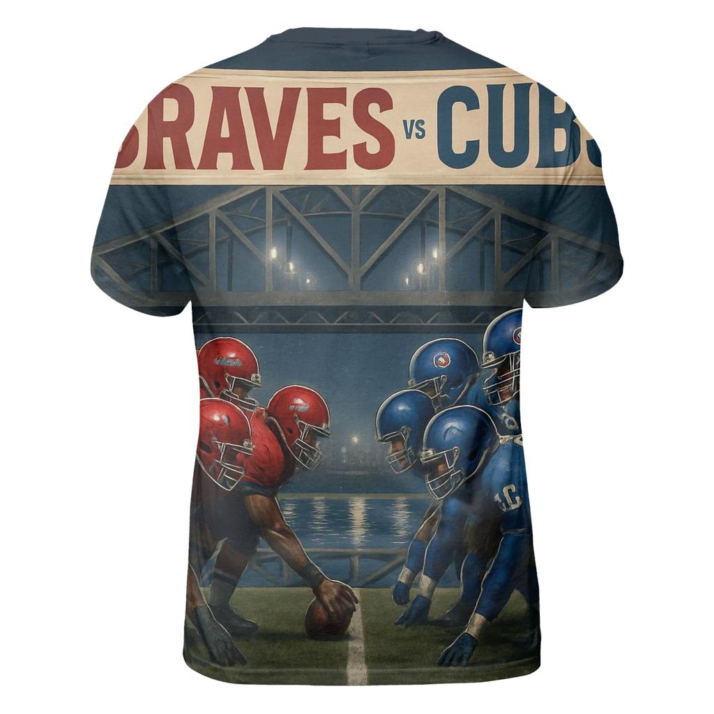 Riverfront Bridge Battle Formation custom all-over print shirts