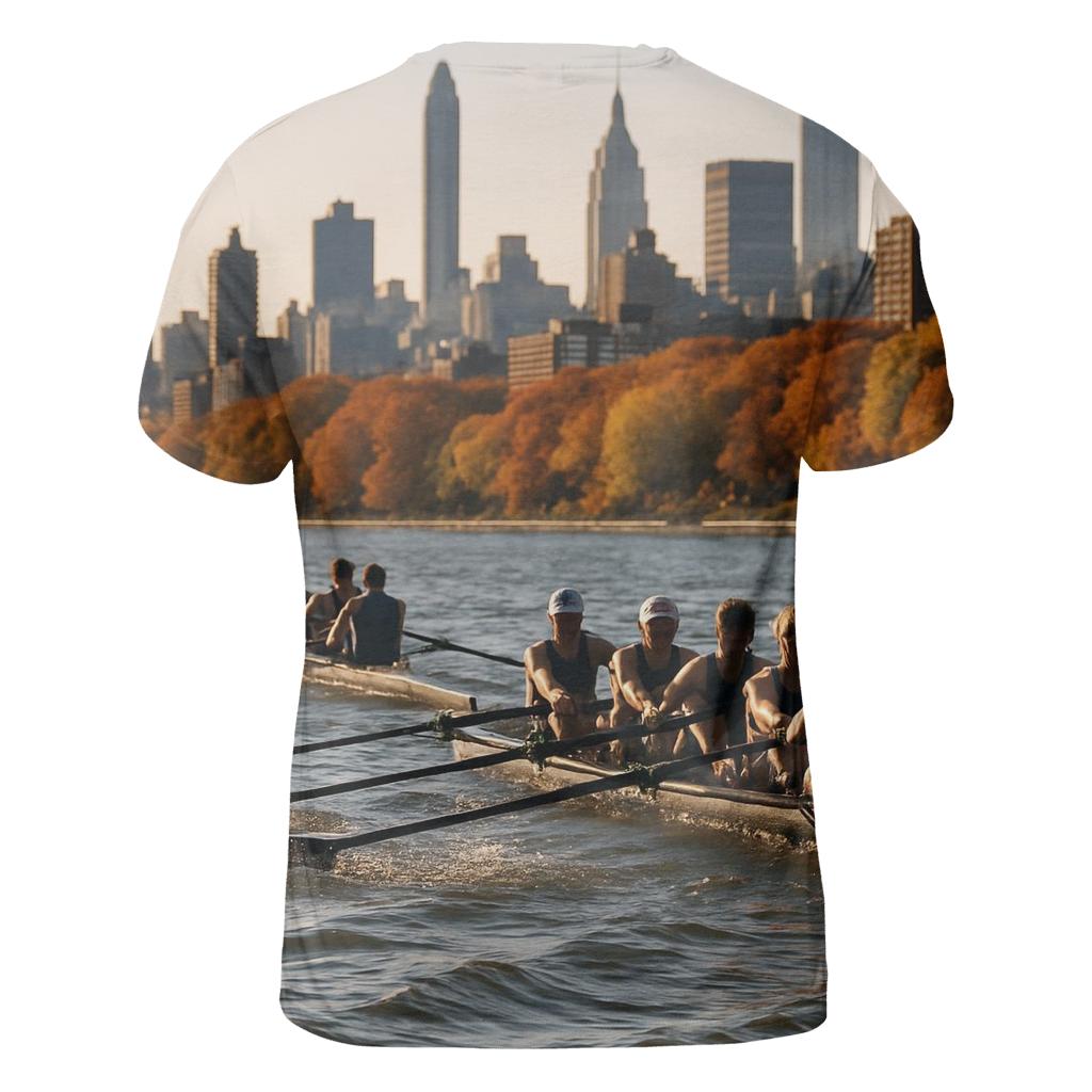 Autumn Regatta On The Hudson With Riverside And Midtown personalized full print shirts