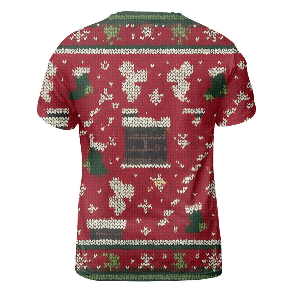 Candy Cane Chimney Ladder Design designer pattern shirts