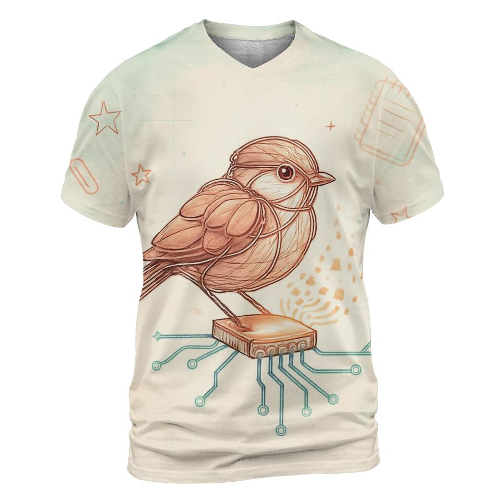 Circuit Sparrow Daydream trendy printed shirt styles