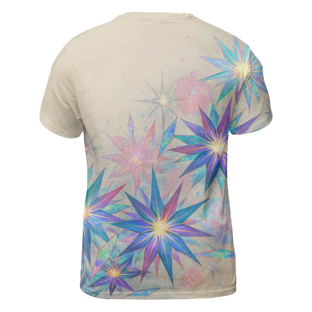 Holographic Starburst Bouquet designer pattern shirts
