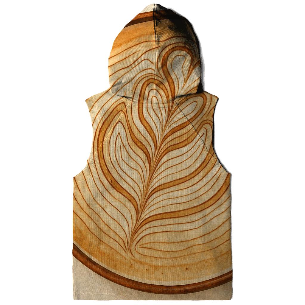 Latte Topography lightweight hoodies
