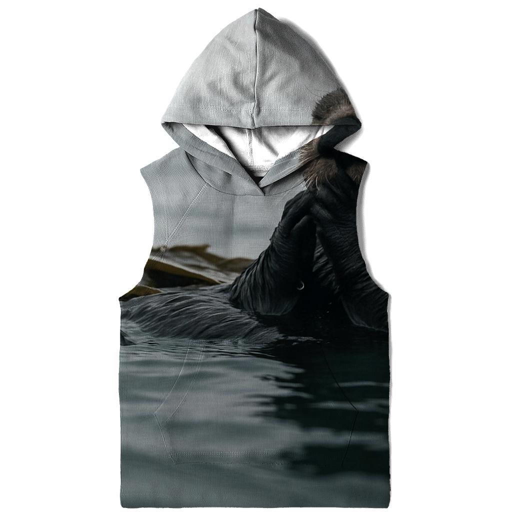 Kelp Edge Patrol Sea Otter premium hoodies
