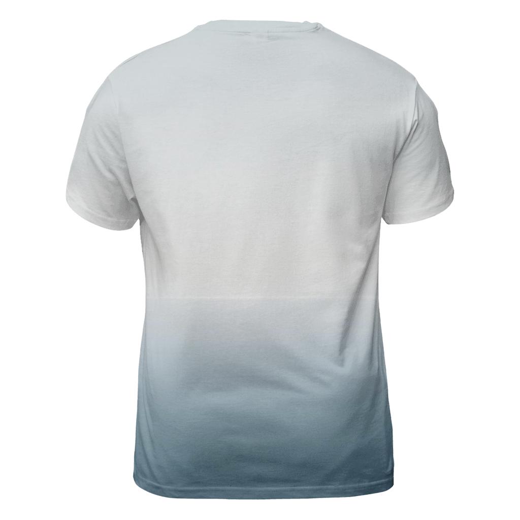 Arctic Mist Horizon Gradient trendy printed shirt styles