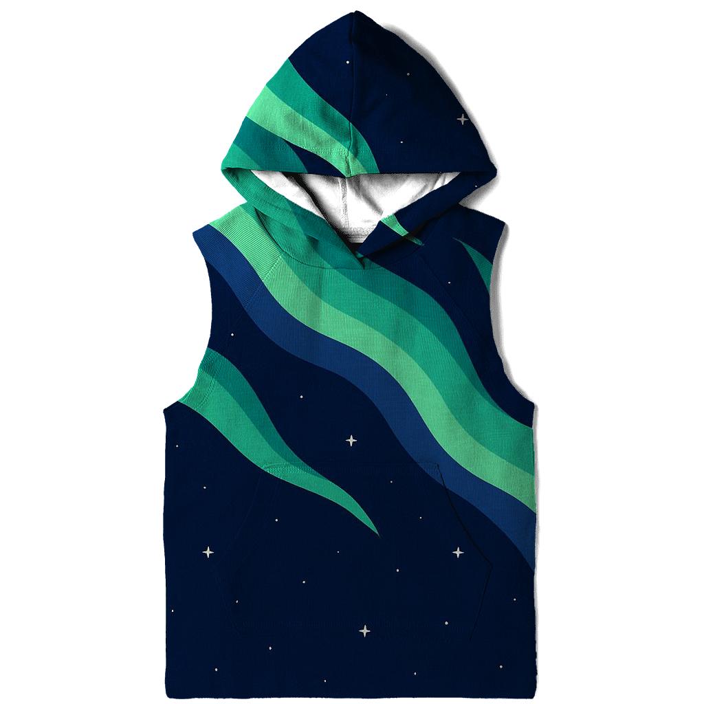 Aurora Curtain Diagonal Ribbons hoodie trends
