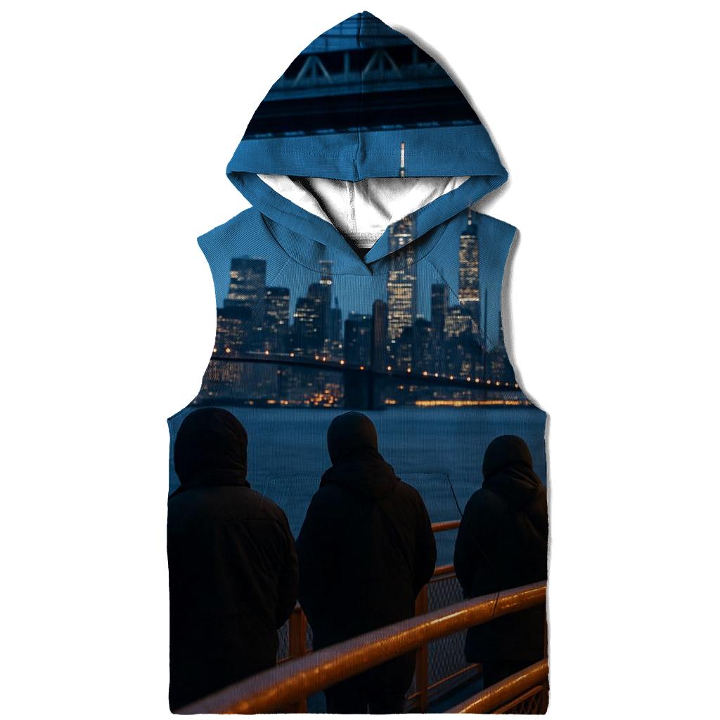 First Ferry Of Winter Under The Manhattan Bridge custom hoodies