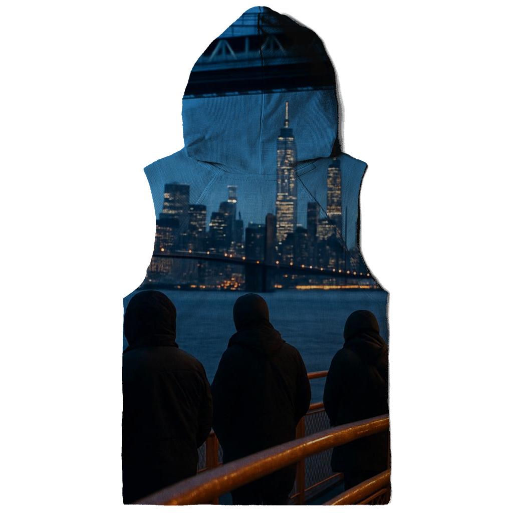 First Ferry Of Winter Under The Manhattan Bridge custom hoodies