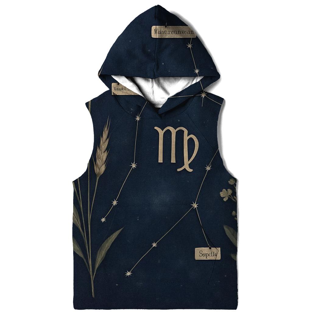 Virgo Wheat Constellation Herbarium hoodie designs