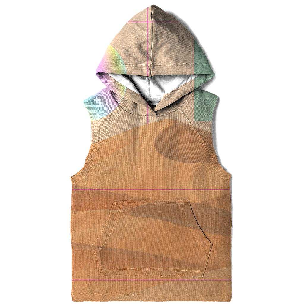 Desert Mirage Hologram Collage pullover hoodies