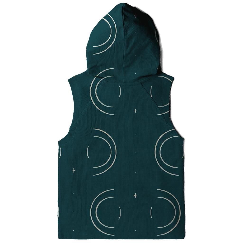 Gravitational Lens Arc Coordinate Field premium hoodies