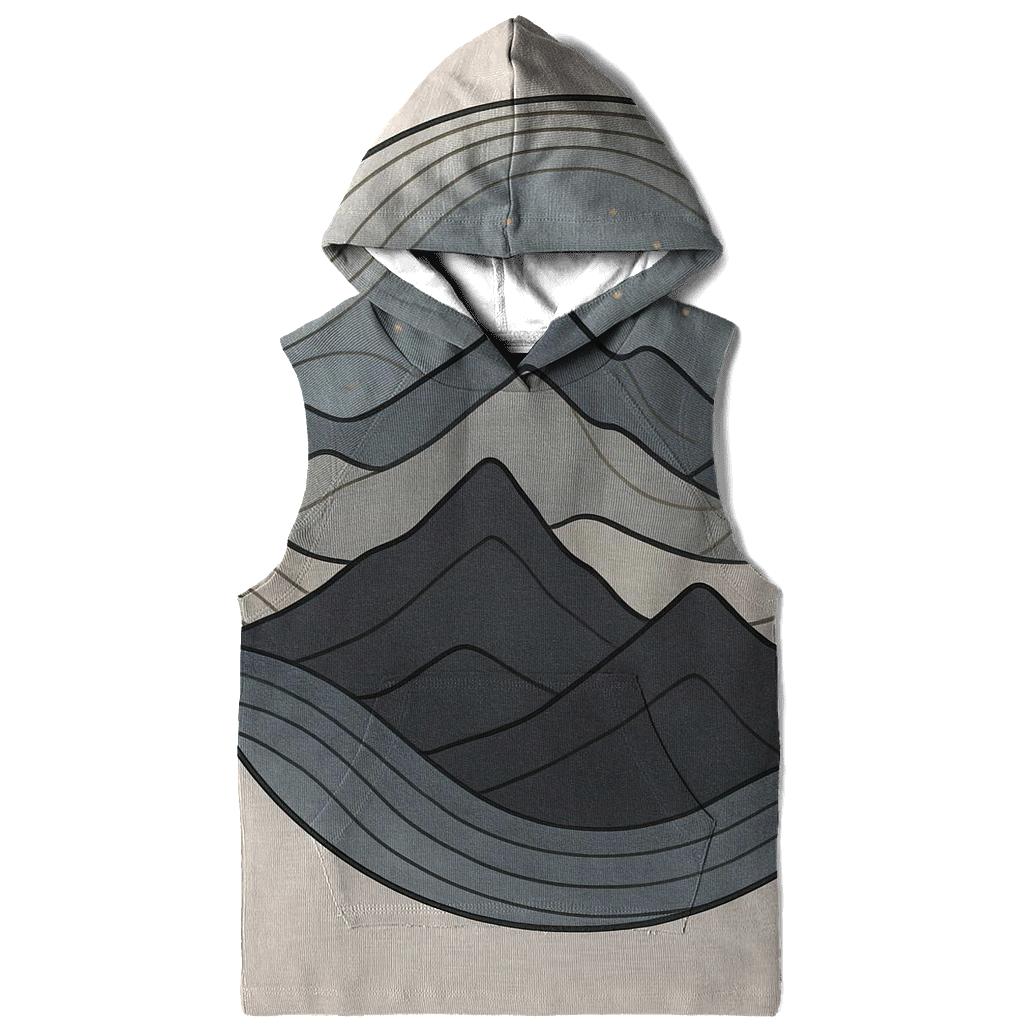 Mountain Silence Mandala zip-up hoodies