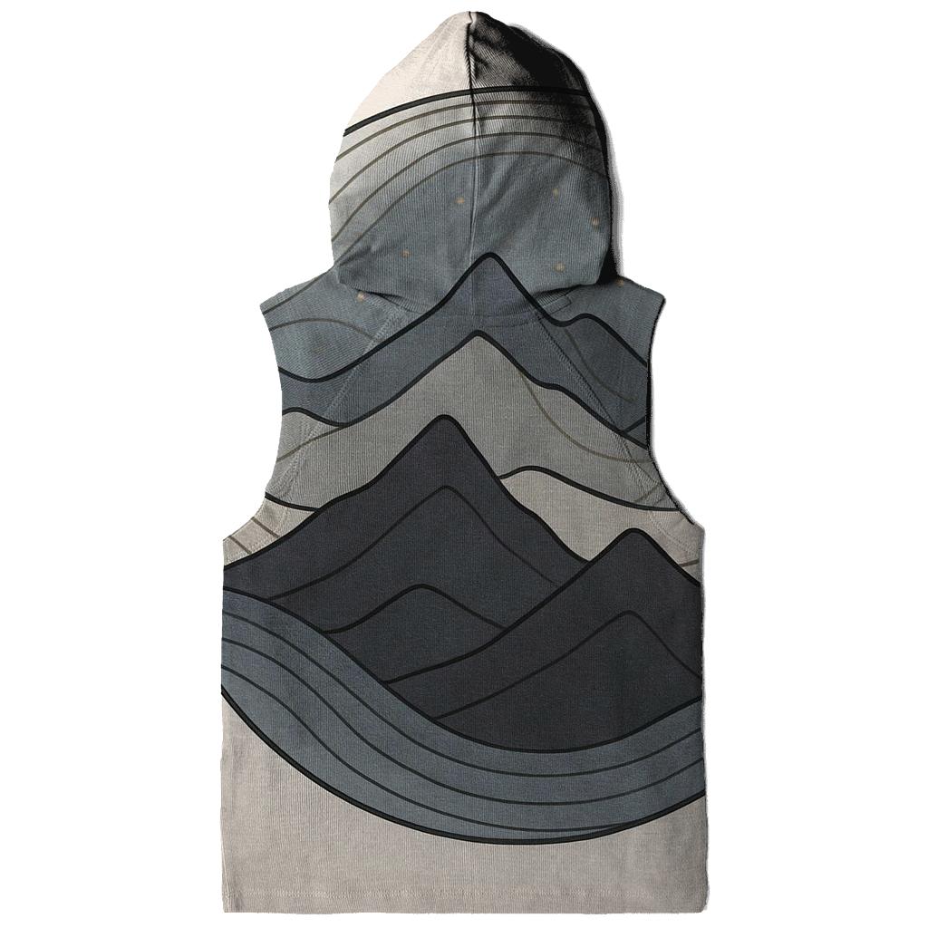 Mountain Silence Mandala zip-up hoodies