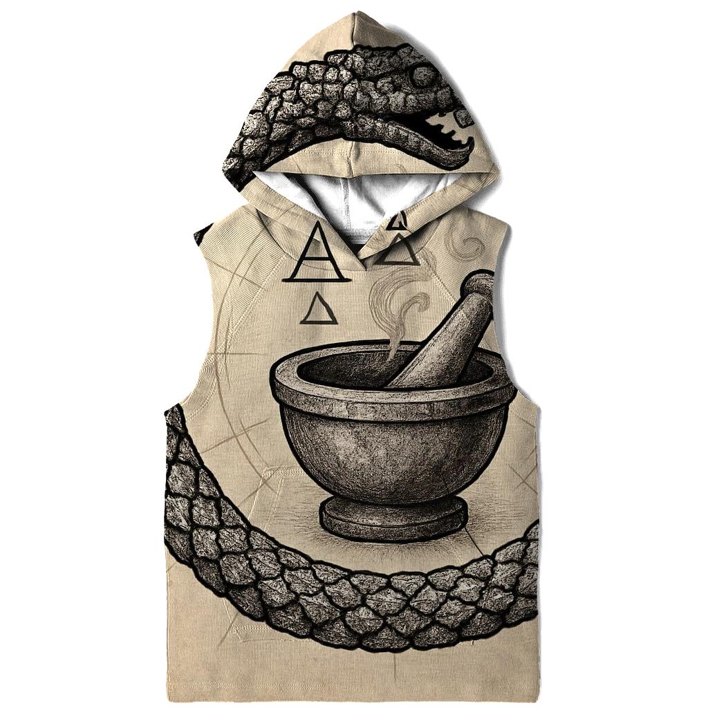 Alchemical Salt Ouroboros Seal pullover hoodies