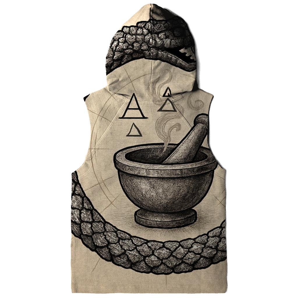 Alchemical Salt Ouroboros Seal pullover hoodies
