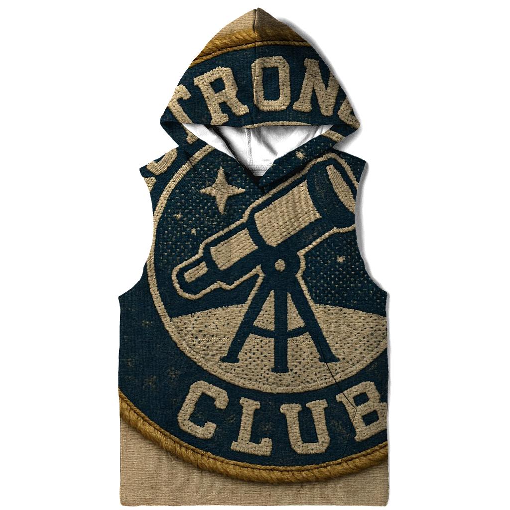 Old School Astronomy Club Patch Emblem pullover hoodies
