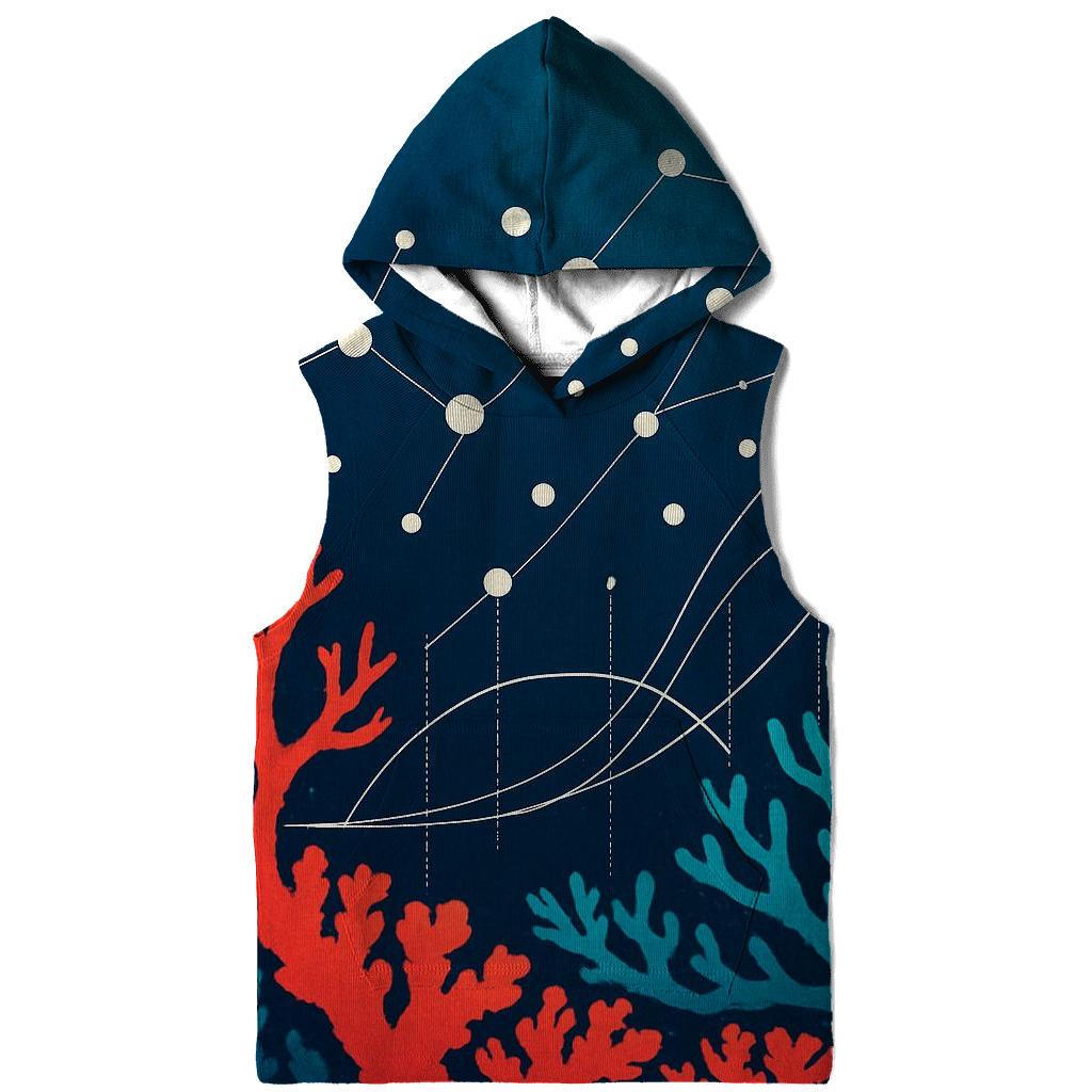 Coral Reef Data Visualization Poster hoodie designs